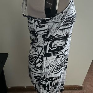 Cute graffiti summer dress